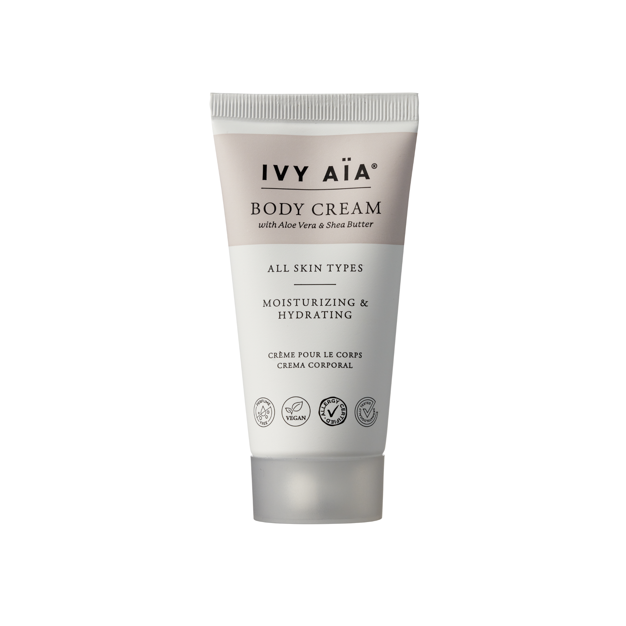Ivy Aïa Hydrating Body Cream, Travel Size 30 ml.