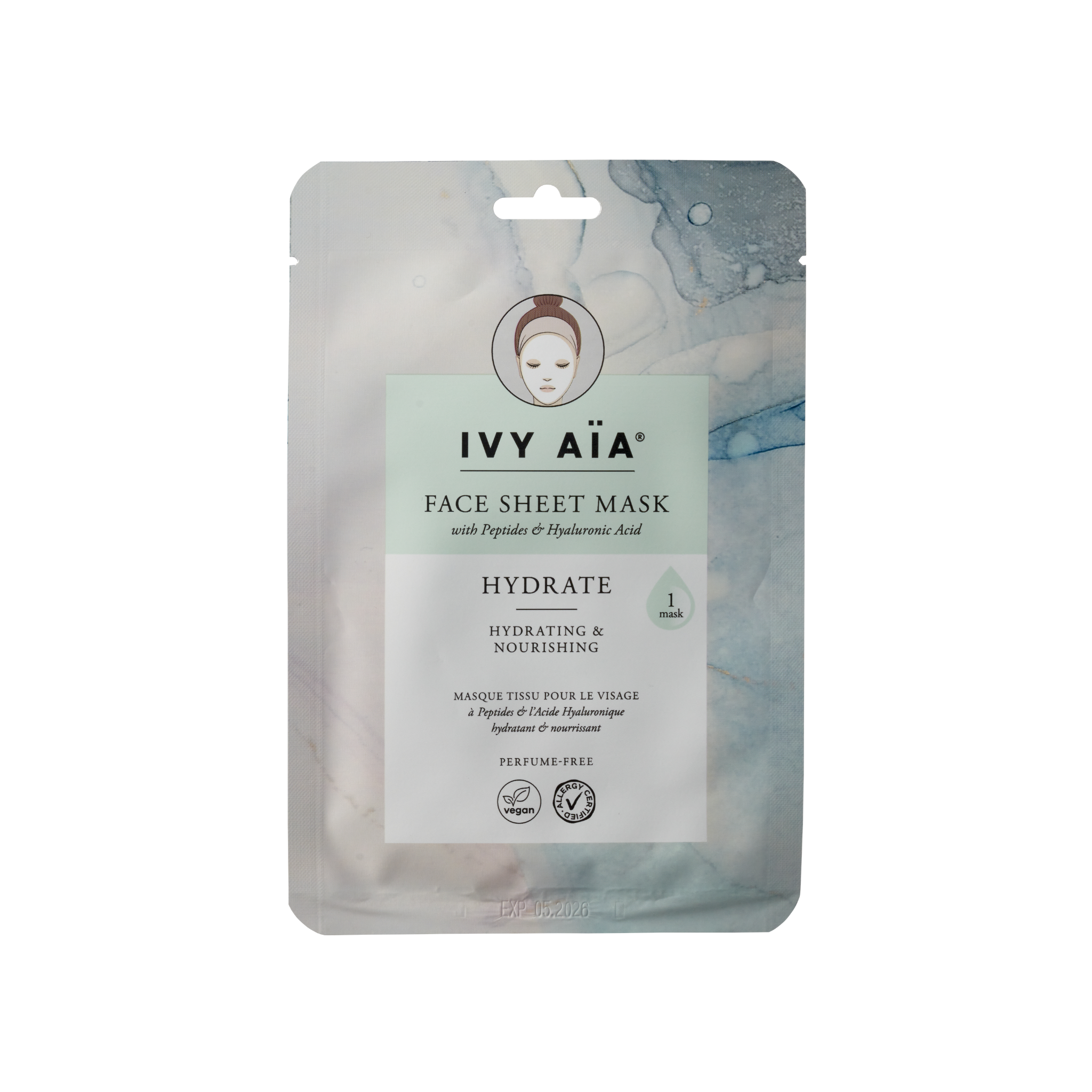 Ivy Aïa Face Sheet Mask Hydrate With Licorice Root Extract