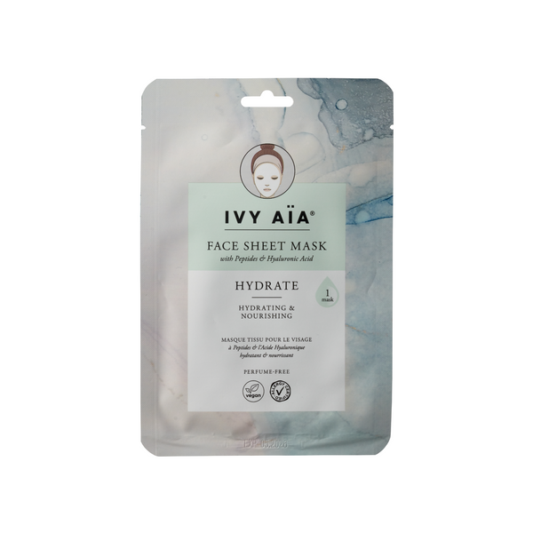Ivy Aïa Face Sheet Mask Hydrate - zeroallergy.eu