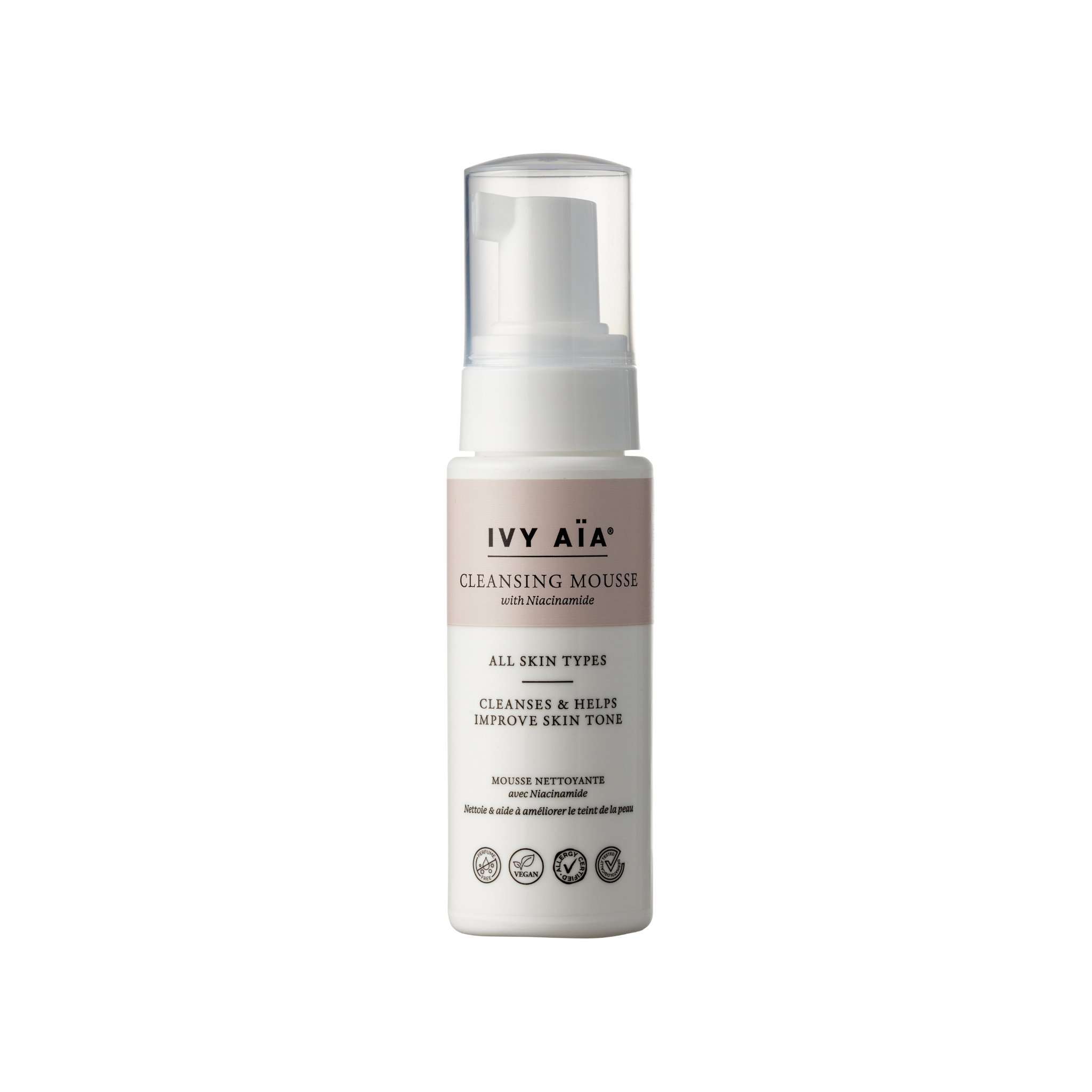 IVY AïA Cleansing Mousse with B5, Travel Size, 50 ml.