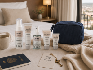 Ivy Aïa Travel Size Kit + Kosmetiktaske, Elodie Royal Blue
