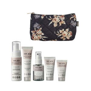 Ivy Aïa Travel Size Kit + Cosmetic Bag, Ganja