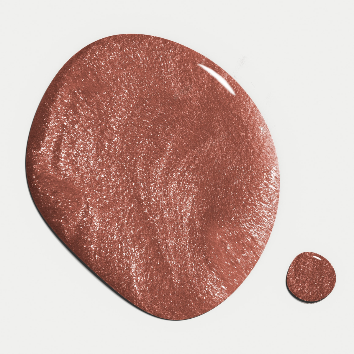 Nilens Jord Nail Polish – Copper Glitter 7639