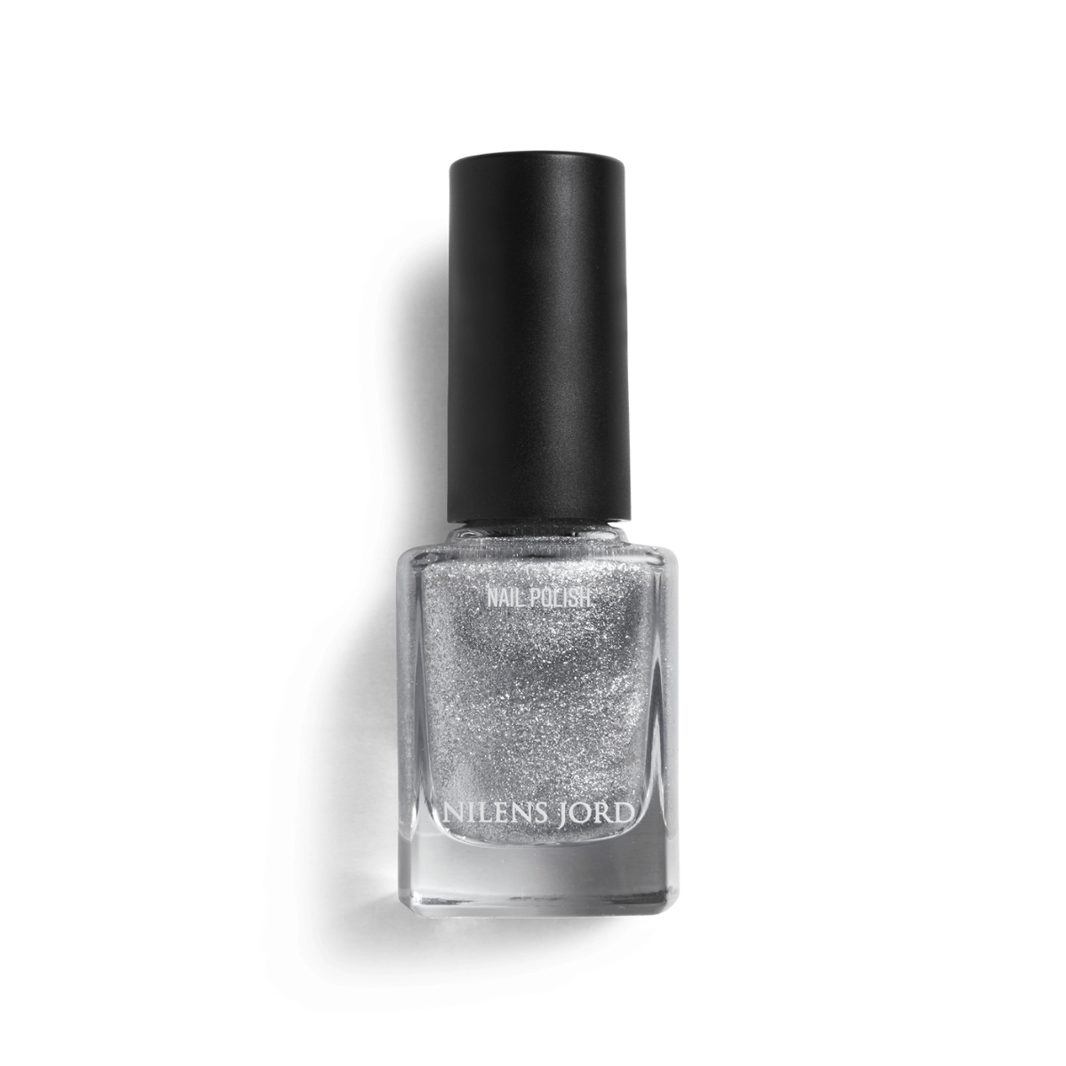 Nilens Jord Nail Polish – Silver Glitter 7669