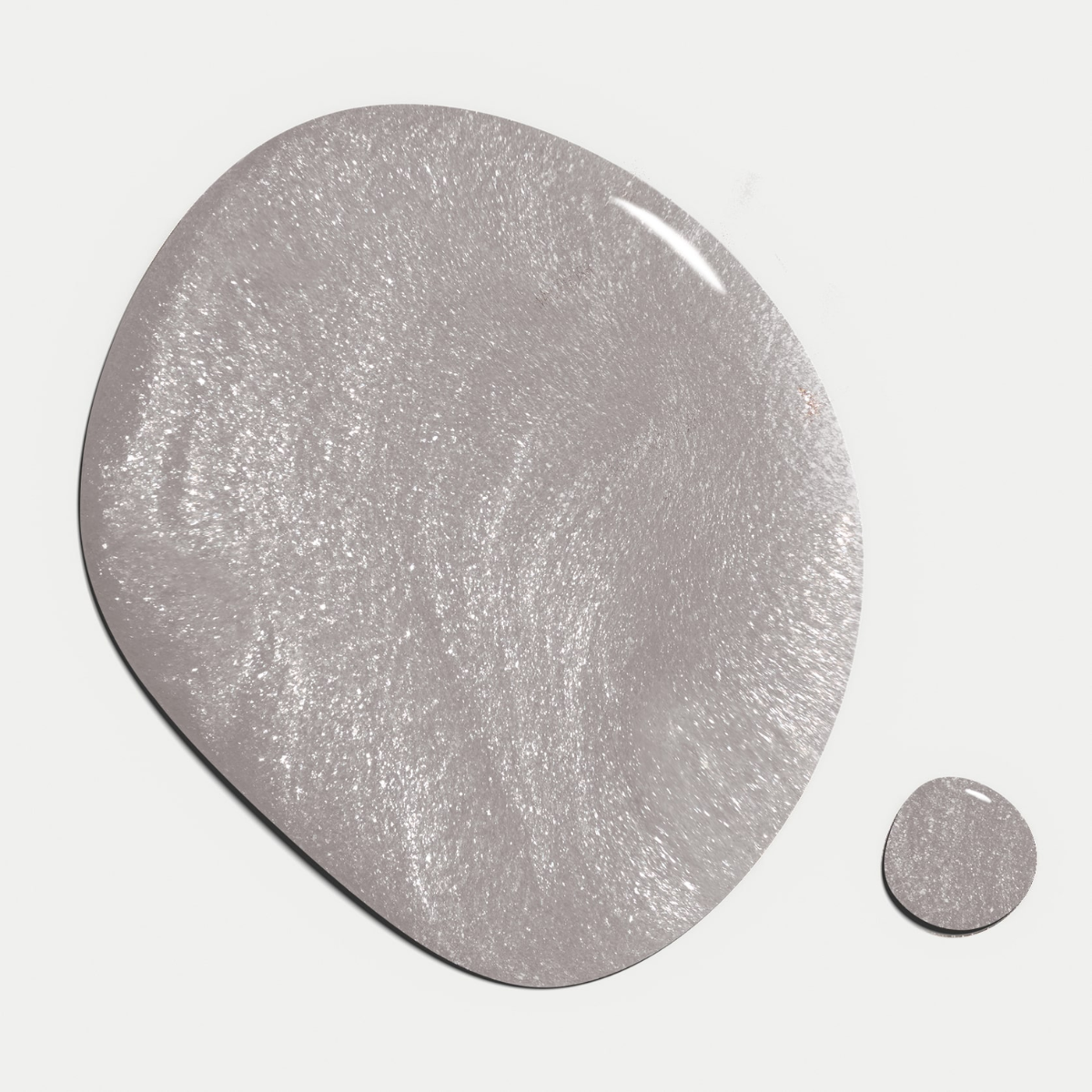 Nilens Jord Nail Polish – Silver Glitter 7669