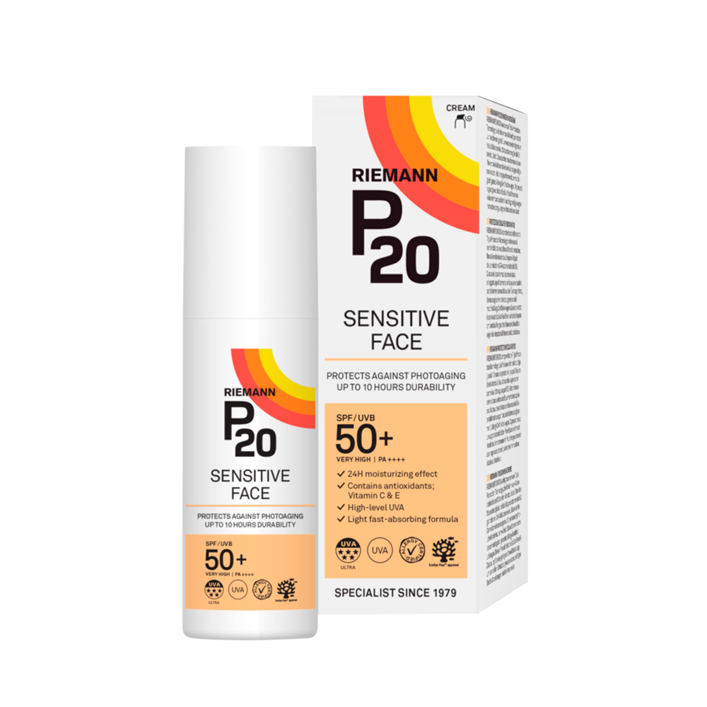 P20 Sensitive Face SPF 50+ (50 ml) Solcreme P20   