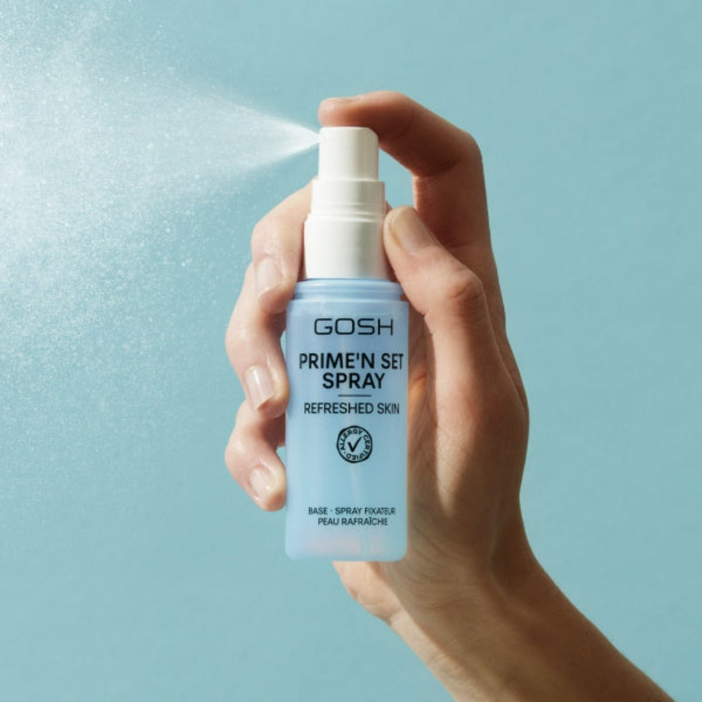 GOSH Prime'n Set Spray, Refreshed Skin Makeup Gosh Copenhagen   