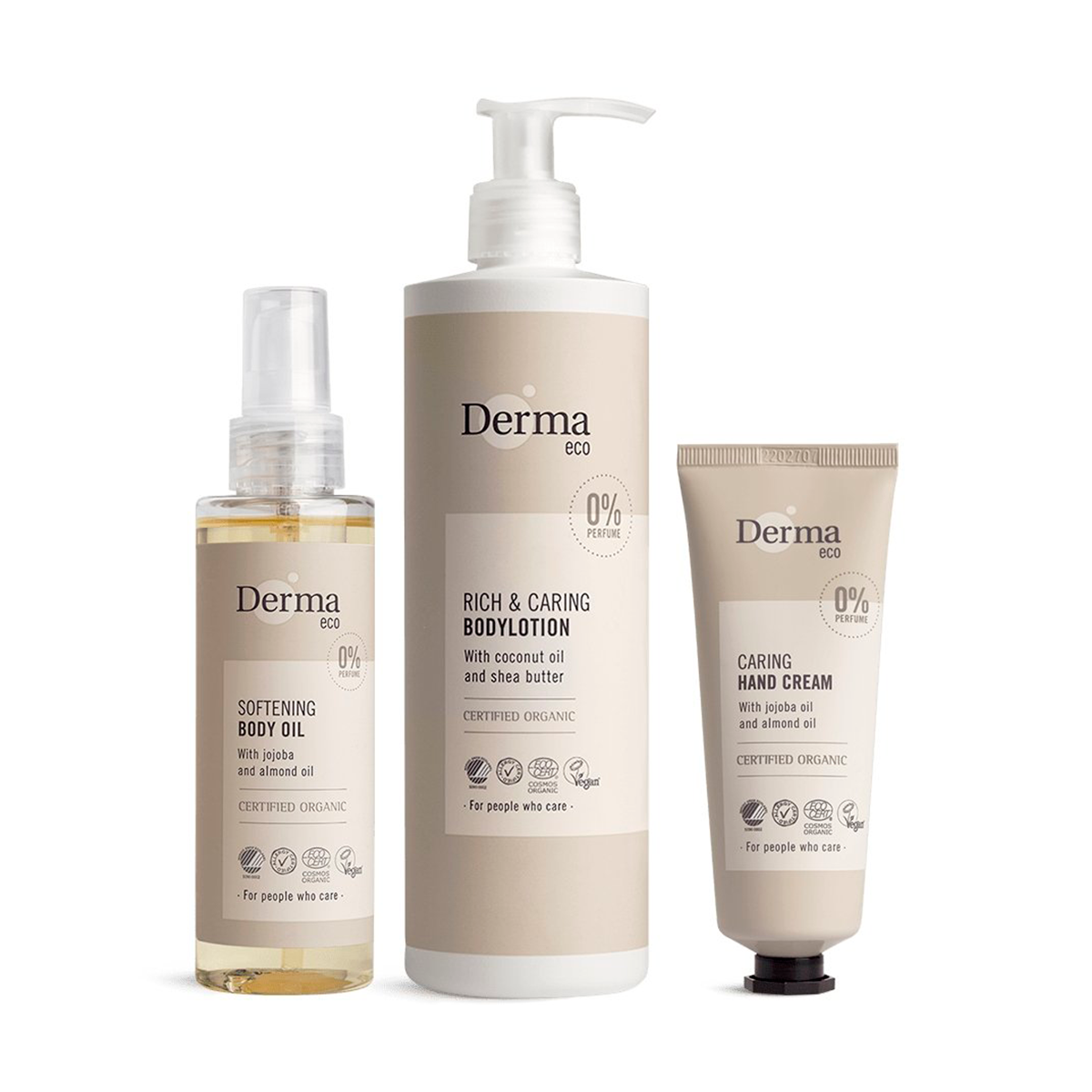 Derma Eco Skin Caring Kit - 3 stk.  Derma   