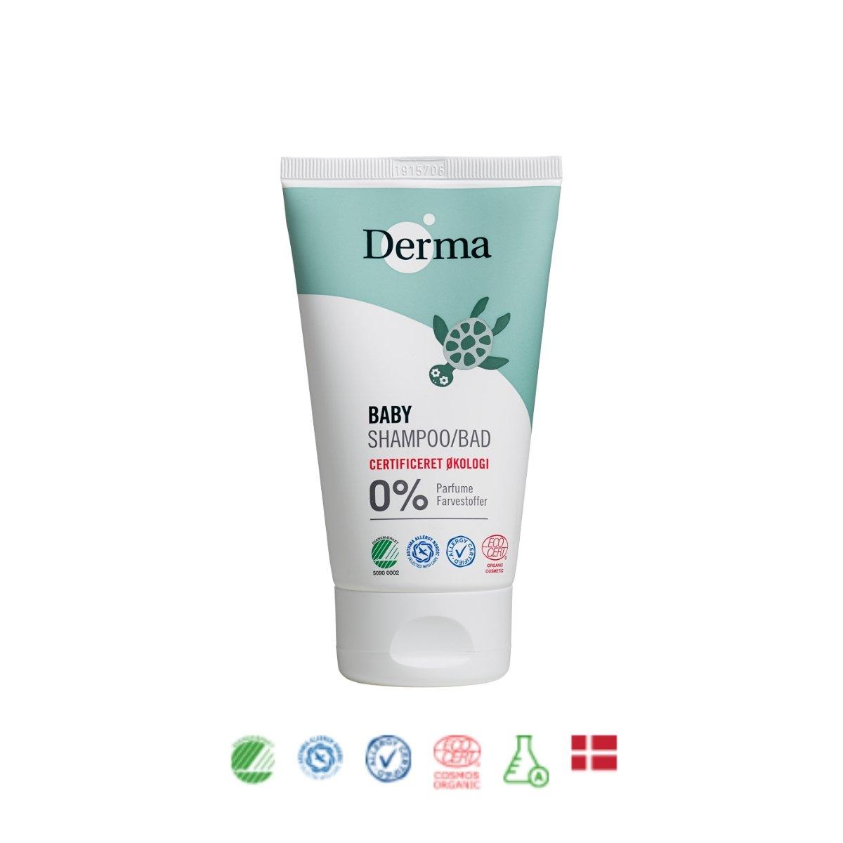 Derma ECO BABY Shampoo/Bad, 150 ml Børn & Babyer Derma   