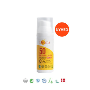 Du tilføjede <b><u>Derma Anti-Age Sunscreen face SPF 50, 50 ml</u></b> til din kurv.