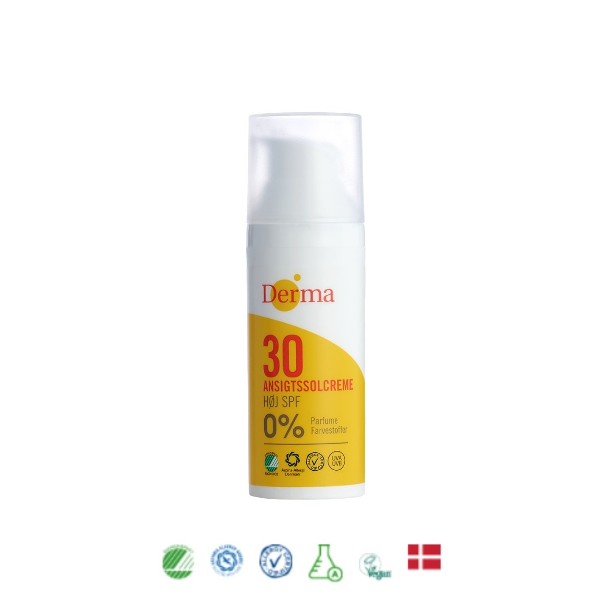 Derma SUN Solcreme Ansigt SPF30, 50 ml Sol Derma   