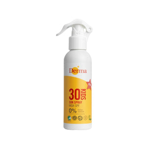Du tilføjede <b><u>Derma Sun Spray Kids High SPF 30, 200 ml</u></b> til din kurv.