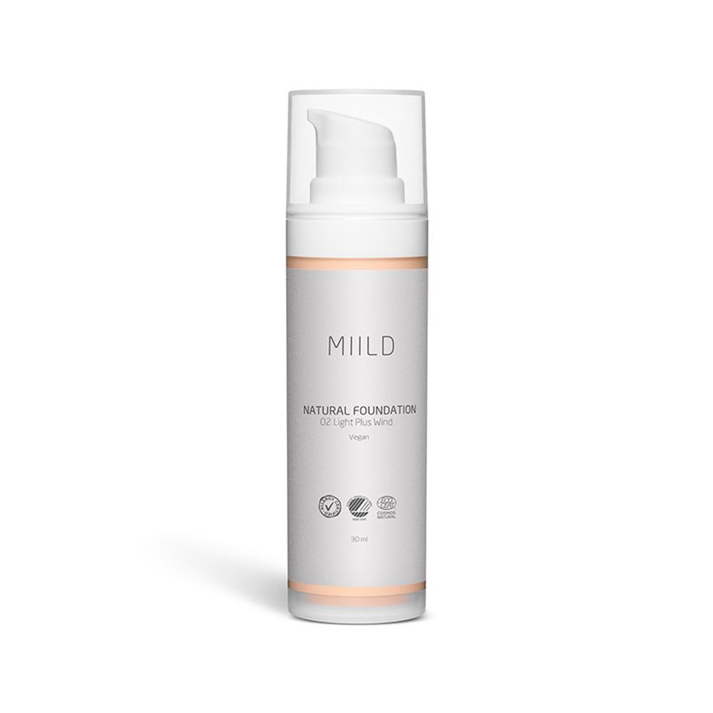 Miild Natural Foundation - 02 Light Plus Wind Makeup Miild   