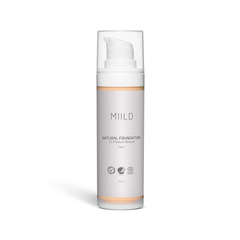 Miild Natural Foundation - 03 Medium Breeze Makeup Miild   