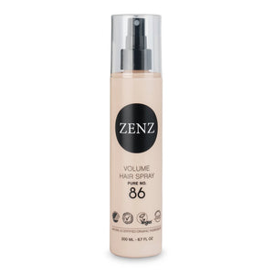 Du tilføjede <b><u>Zenz Volume Hair Spray Pure No. 86 Medium Hold.</u></b> til din kurv.